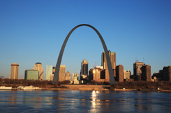 Gateway Arch, downtown Saint Louis, Missouri