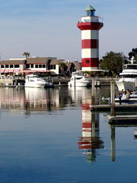 Lighthouse at Hilton Head Harbor, South Carolina